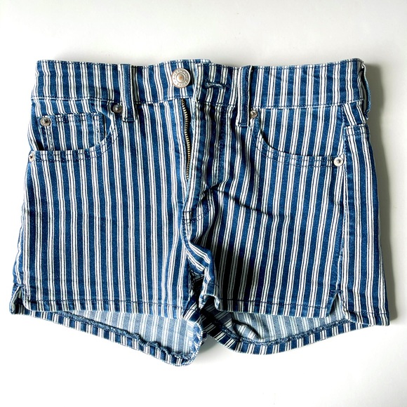 American Eagle Striped Shorts - Picture 1 of 5
